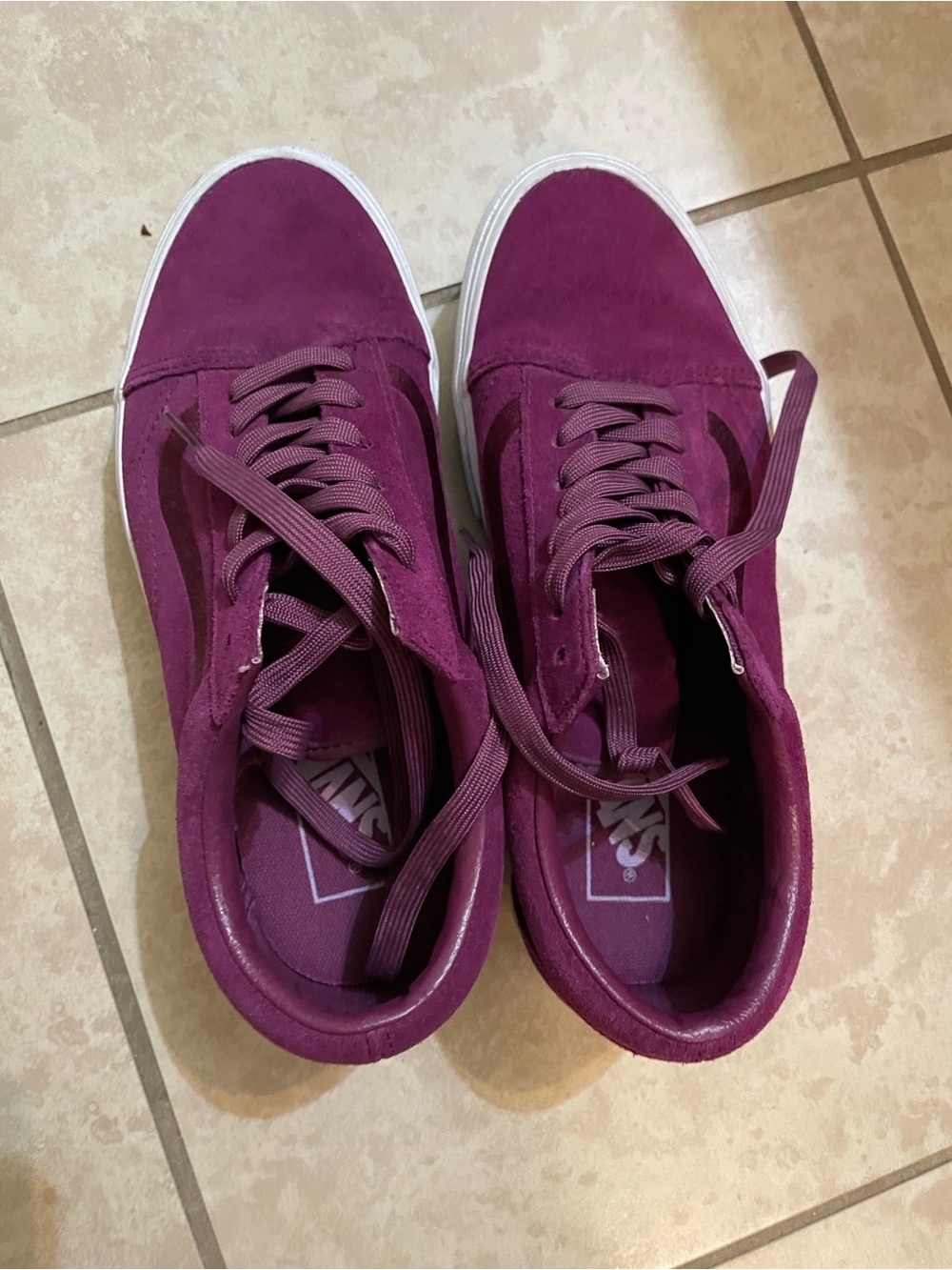 Vans Women’s Plum Suede Low-Top Sneakers